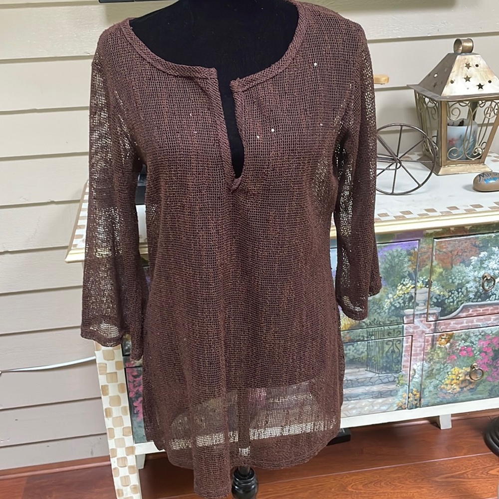 Sequined coverup